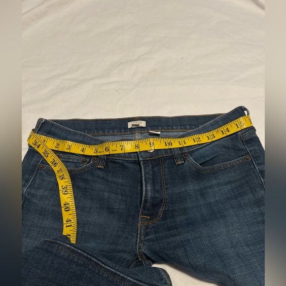 J. CREW Women’s Stretch Essential Straight Jeans in Deep Blue Size 27R - Picture 13 of 14